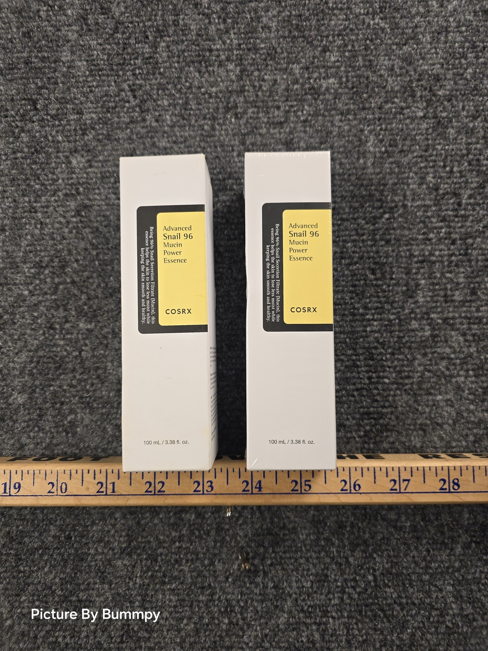 NIP 2 Boxes COS Advanced Snail 96 Mucin Power Essence - White & Yellow Packaging